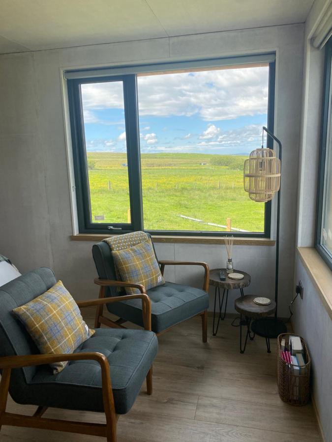 Unique Luxurious Cabin On Sea View Working Croft Garrabost Luaran gambar